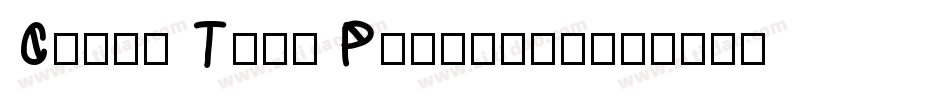 Cross Town Personal字体转换